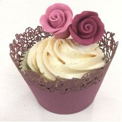 Roses, cupcake wraps